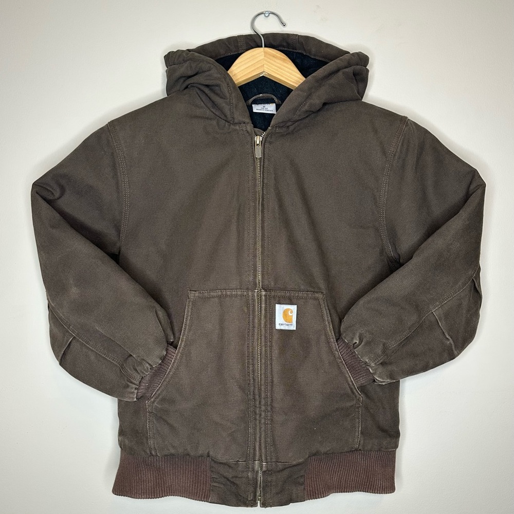 CARHARTT Heavy Duty Canvas Bomber Jacket size M (10-12)